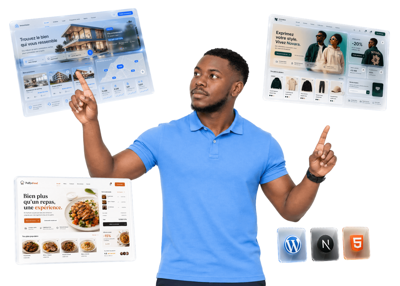 Création de site web à Dakar par l'Agence Moov